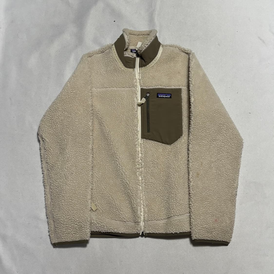 S 파타고니아 클래식 레트로 아이보리 후리스 상품이미지2