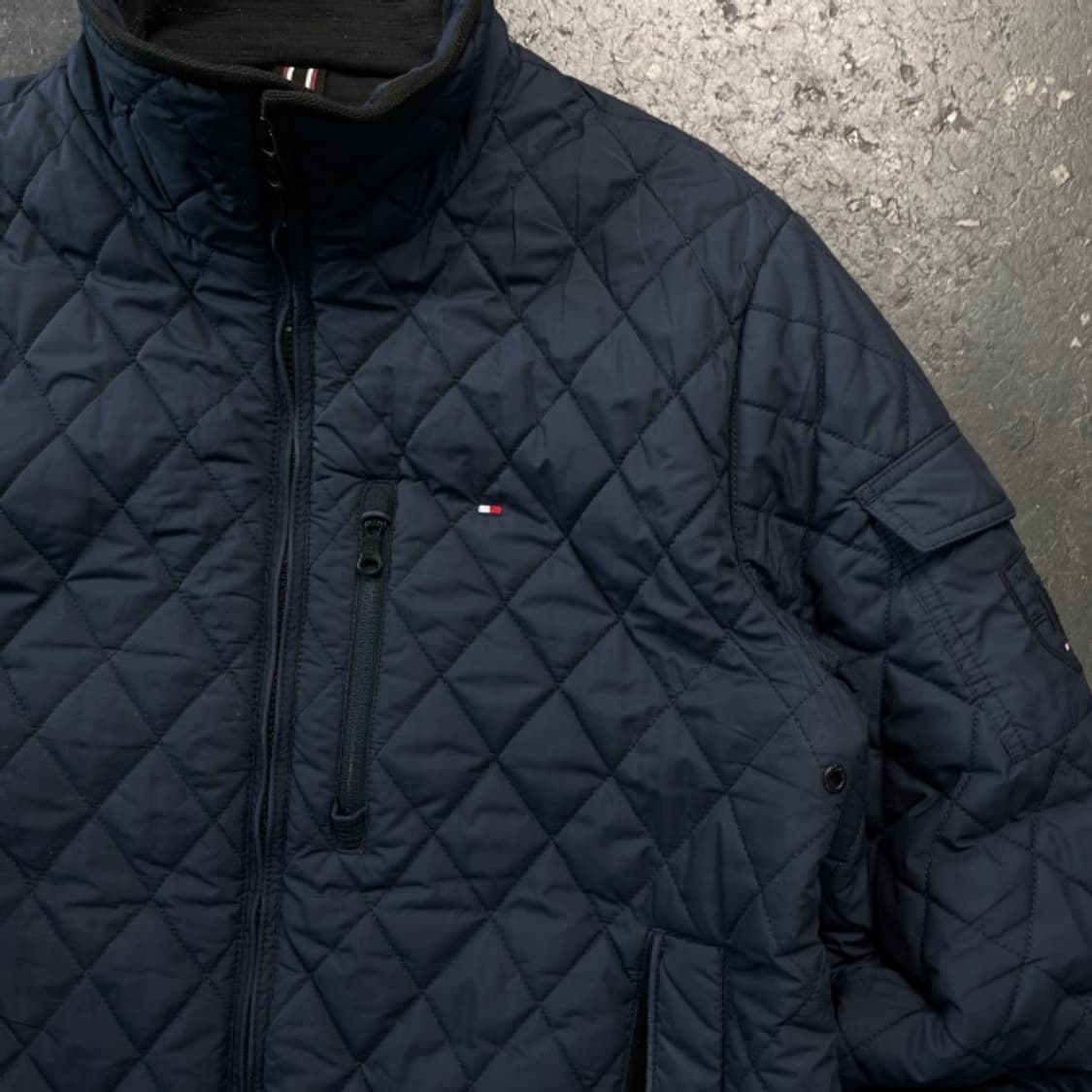 100 타미힐피거 퀄팅 자켓 상품이미지2