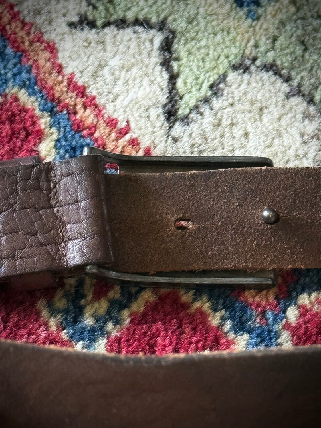 Razor Blade Buckle bar fly 레더벨트 상품이미지7