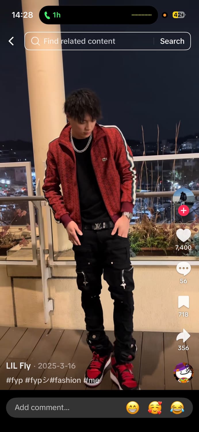 라코스테 집업 일본 양키 상품이미지2