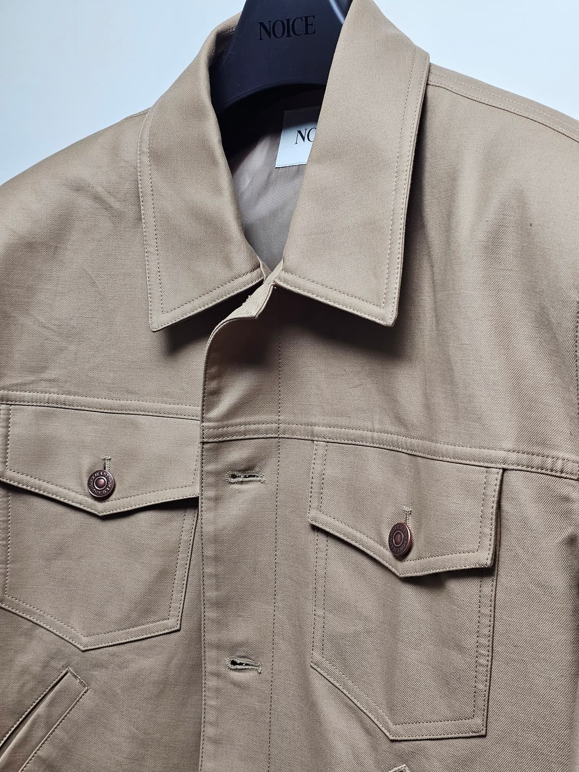 NOICE 노이스 트러커 자켓 베이지 L 상품이미지7