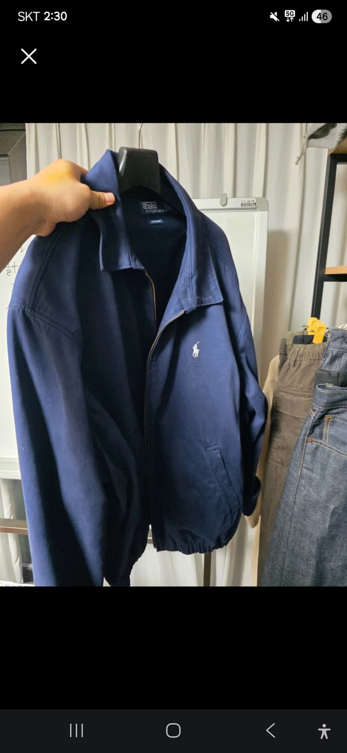 폴로 빅자켓 xl 블루 상품이미지1