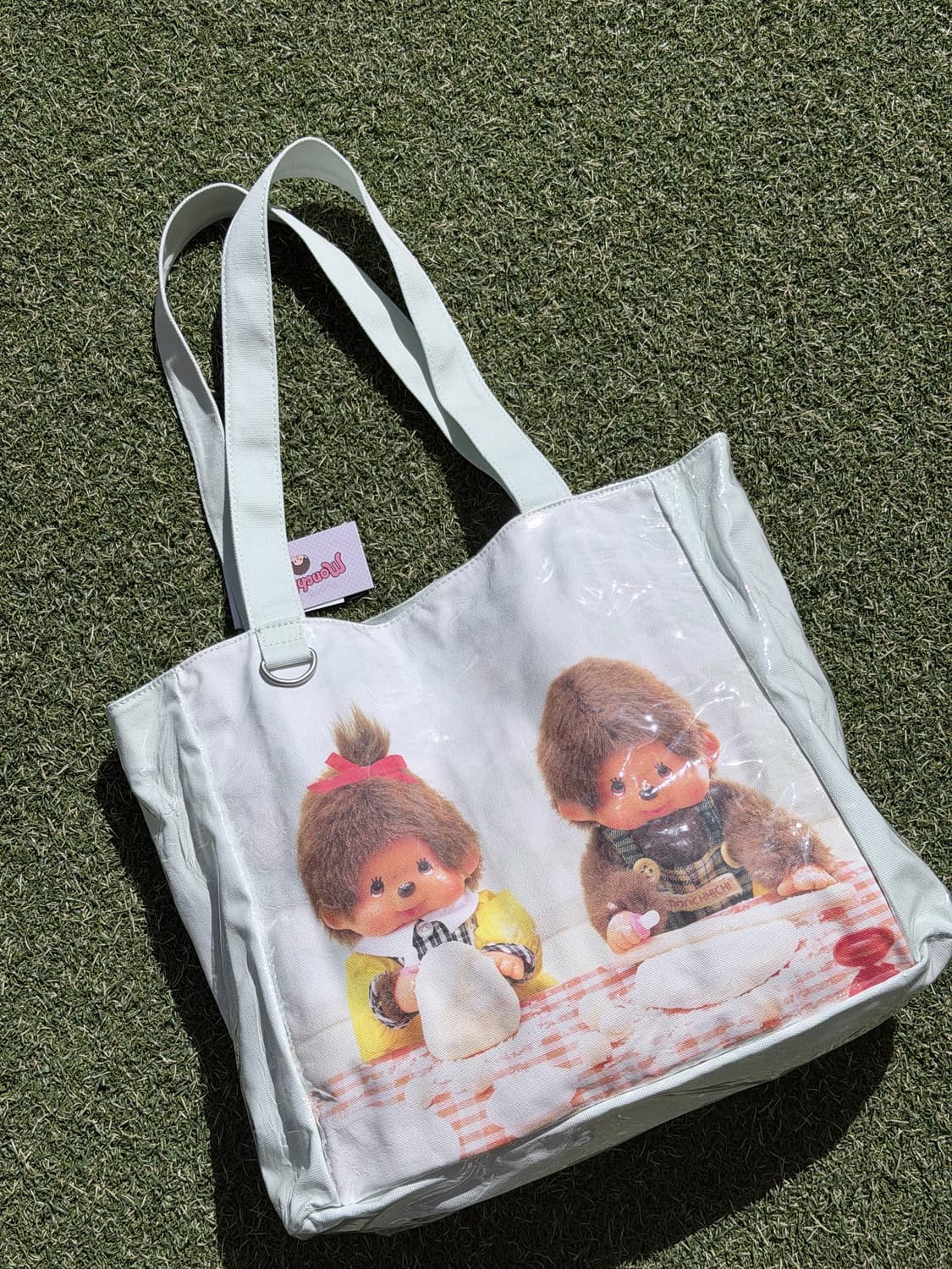 몬치치x코튼온 콜라보 에코백 상품이미지1