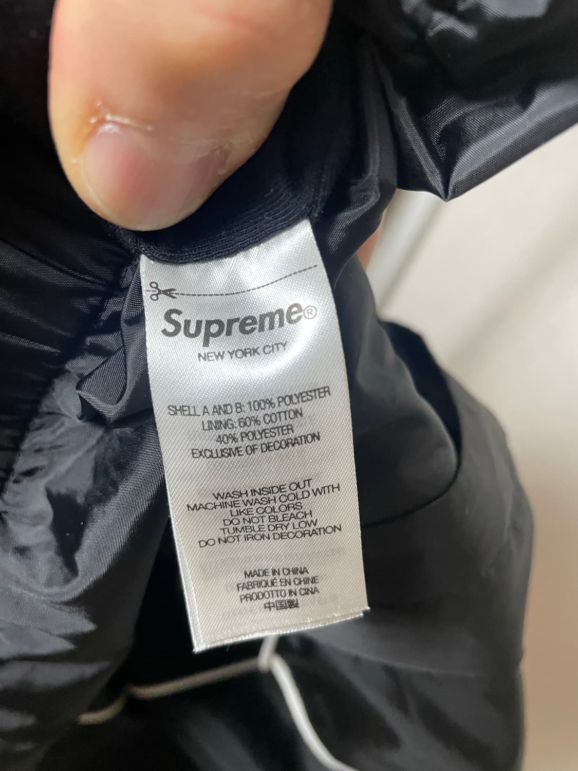 슈프림 후드 웜업 풀오버 블랙 상품이미지3