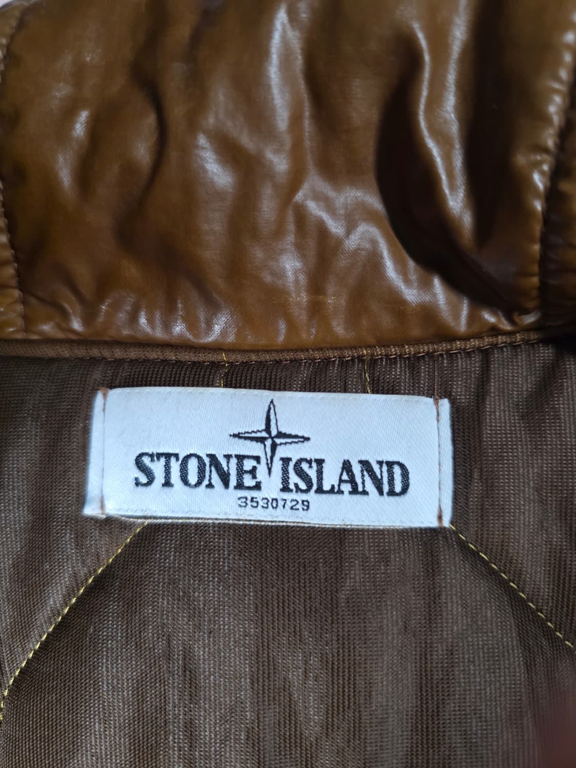 스톤아일랜드 30주년 무솔라 고마타 컴패스 패치 롱재킷. 싸이즈  100 상품이미지4