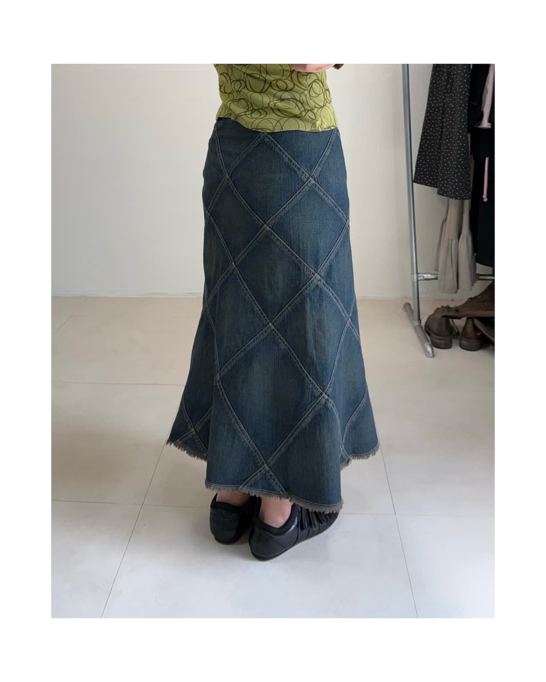 빈티지 데님 스커트 상품이미지2