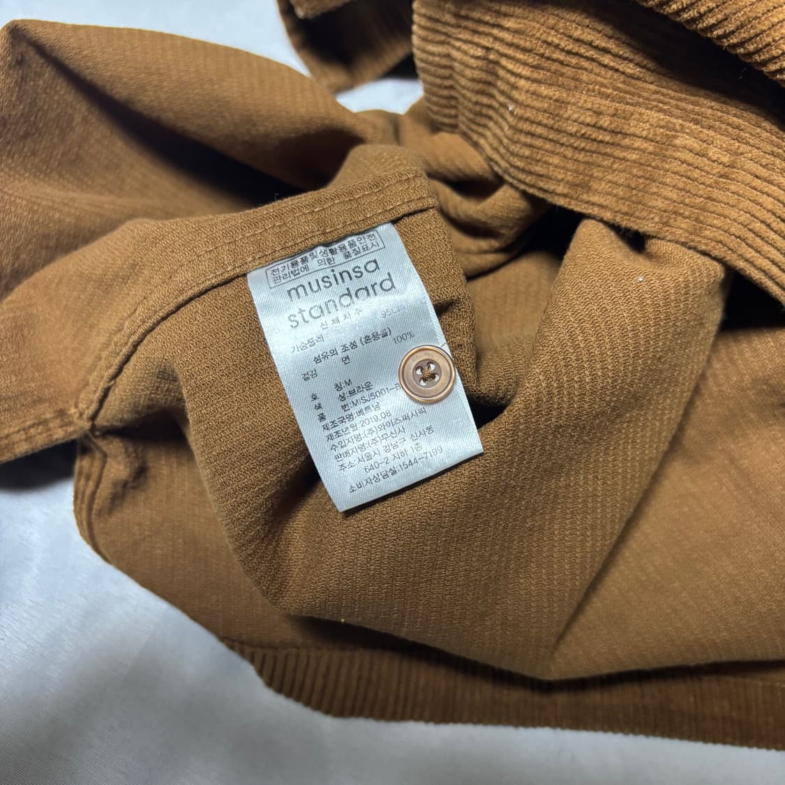 코듀로이 셔츠  상품이미지4