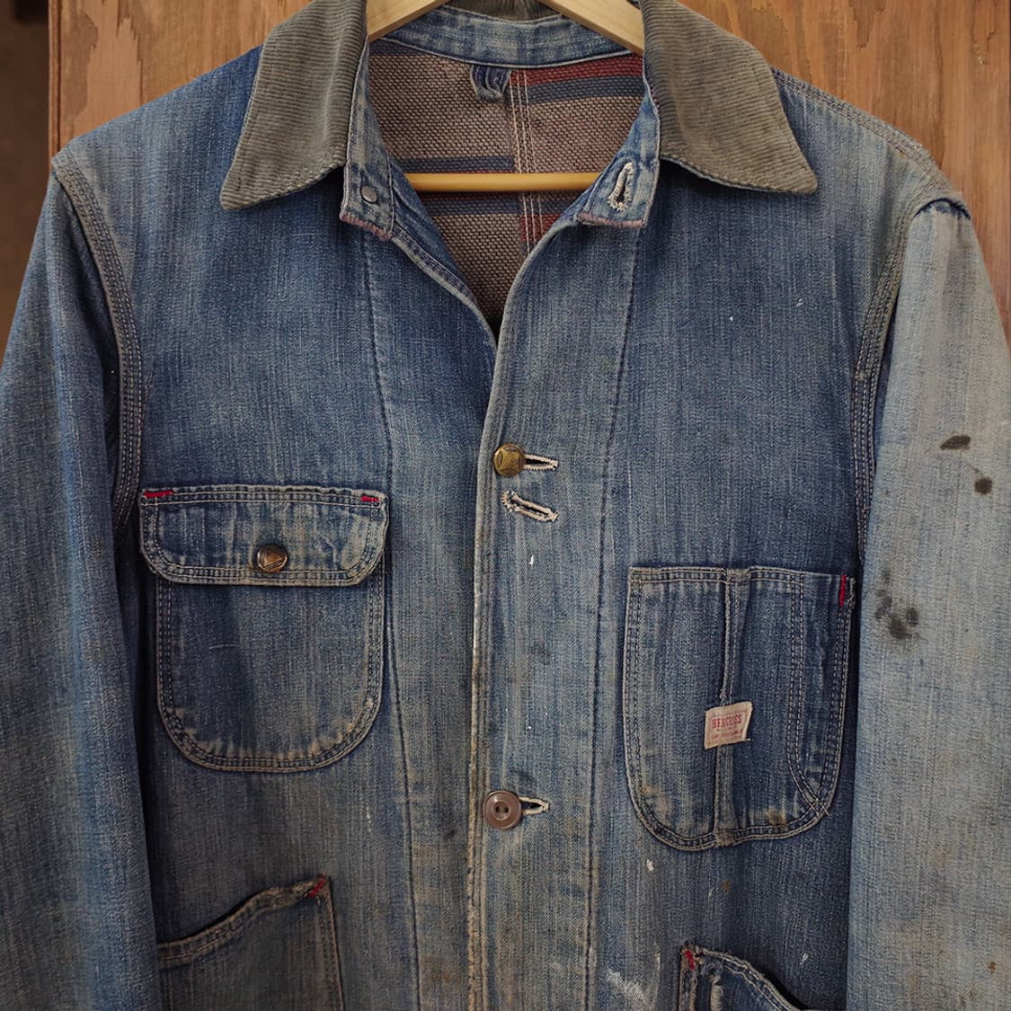 1950~60's Hercules Denim Coverall Jacket 상품이미지2