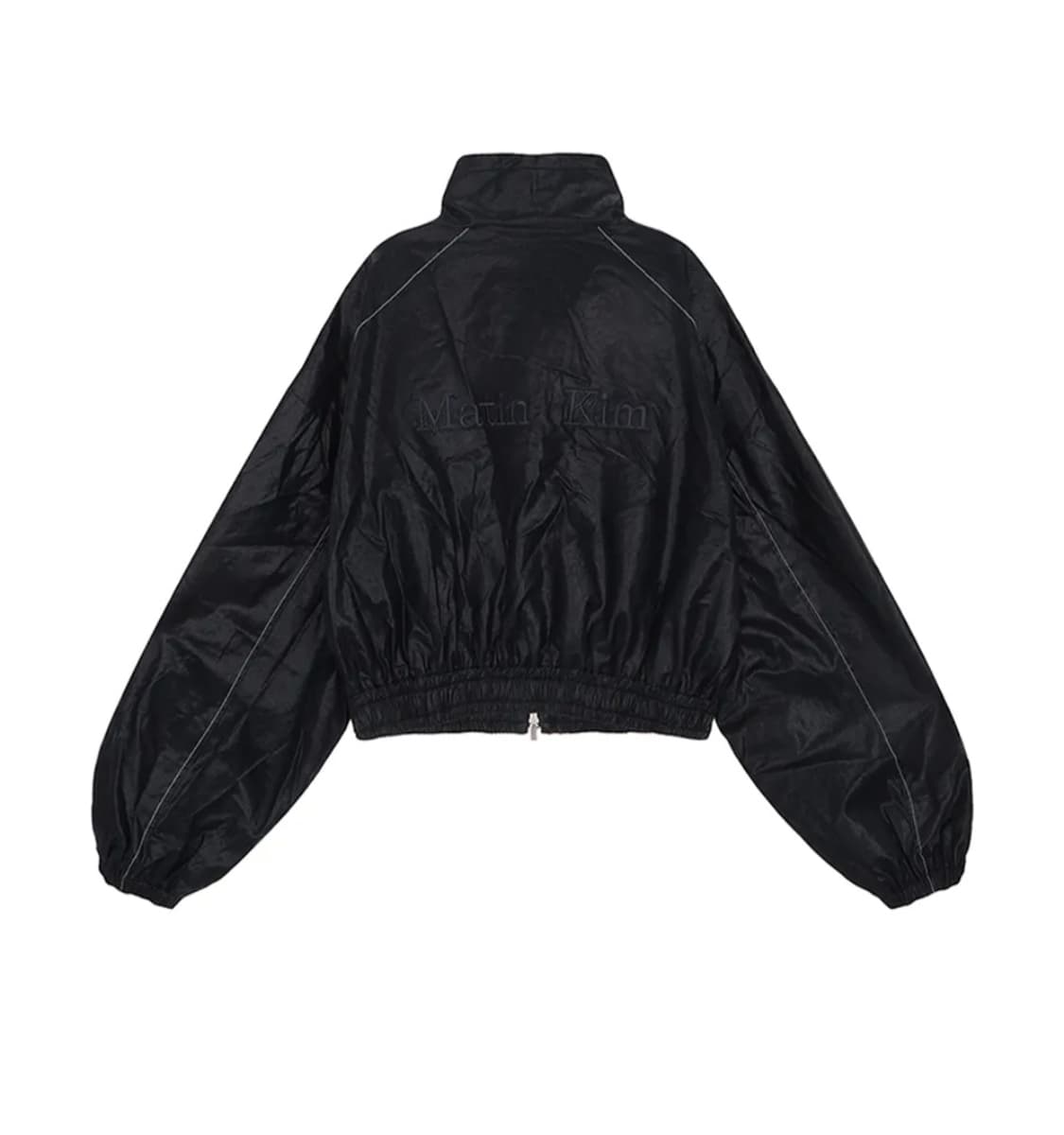 마뗑킴 ROUGH COATING CROP BOMBER 자켓 상품이미지3