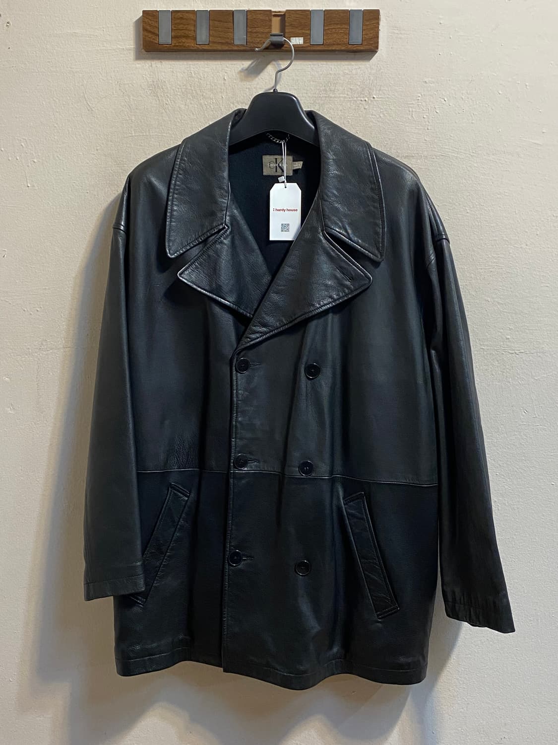 캘빈클라인 가죽 더블 자켓 상품이미지1