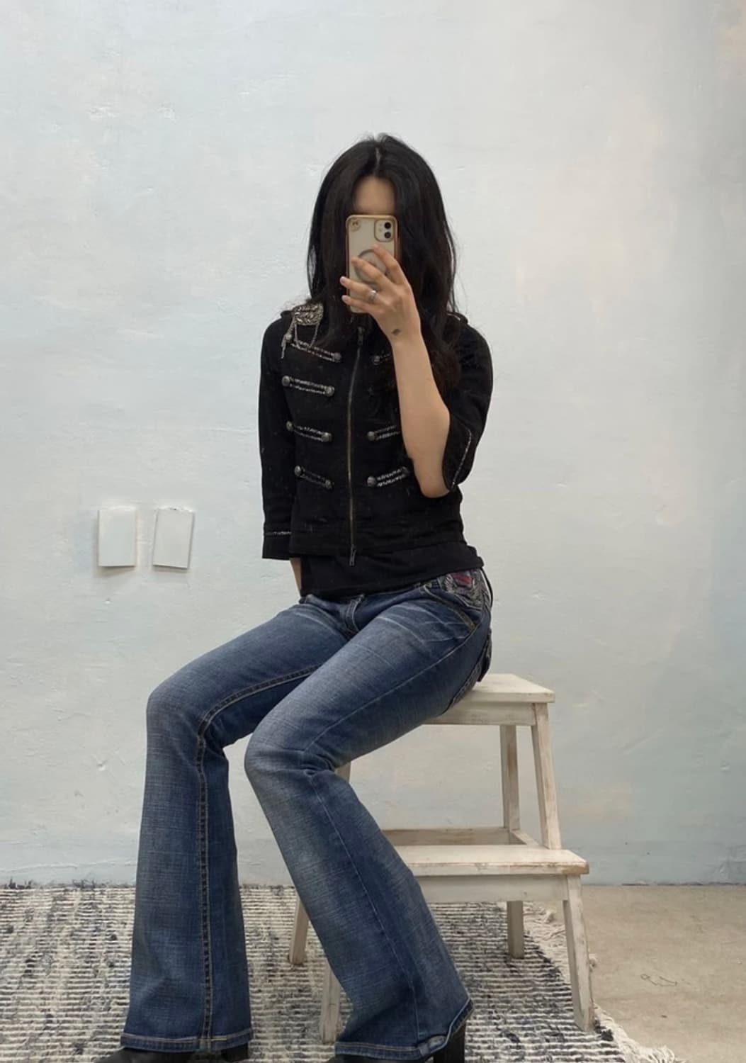 [1606]Black napoleon jacket 상품이미지2