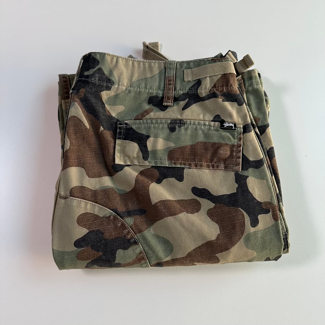 스투시 립스탑 서플러스 카고 팬츠 카모 상품이미지3