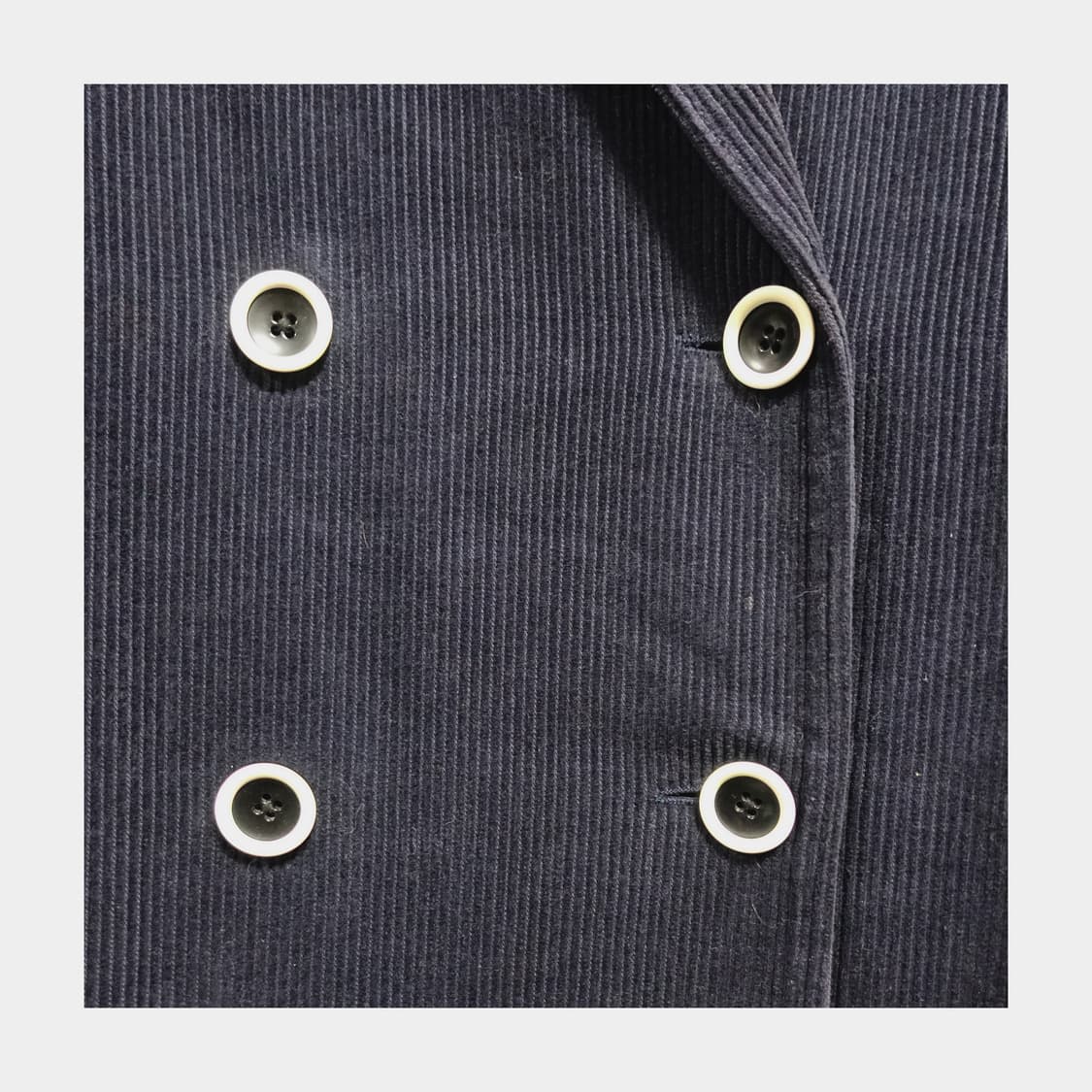 [38, 66] Uhr 18AW 우르 코듀로이 울혼방 오버사이즈 코트 상품이미지7