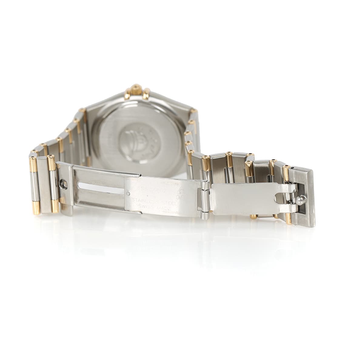 오메가 컨스텔레이션 하프바 워치 화이트 콤비 시계 인덱스 상품이미지3