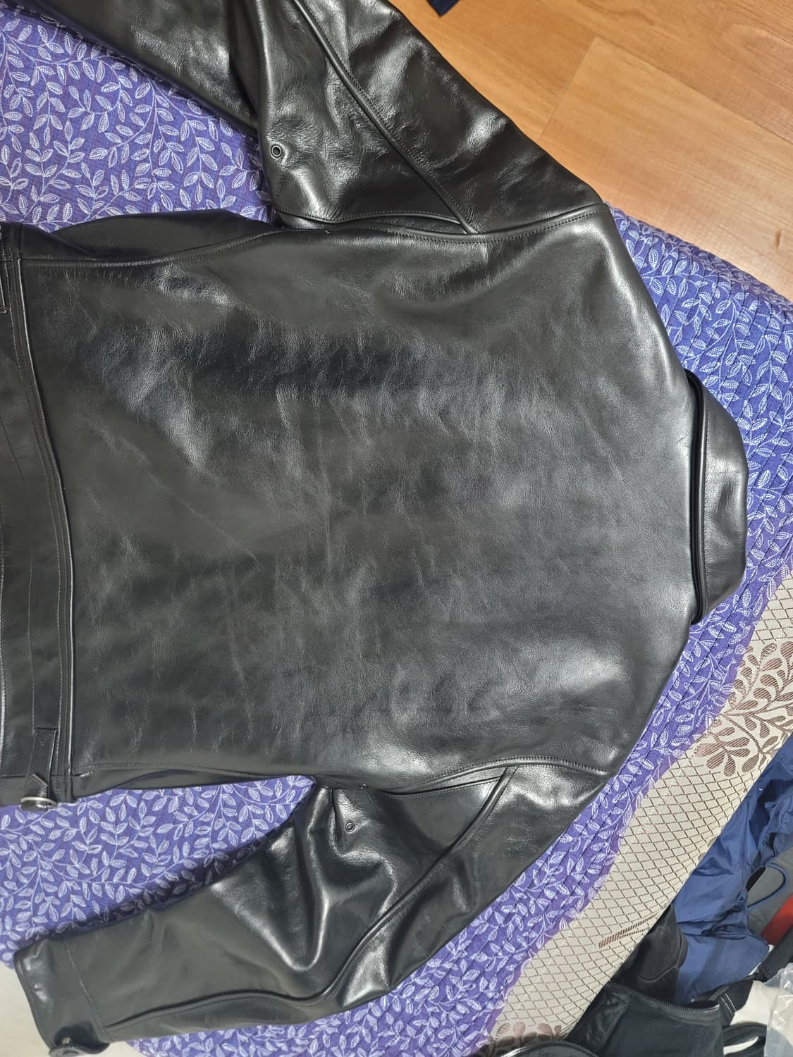 VELUOKLDLY 차심 말가죽 자켓 110사이즈 상품이미지2