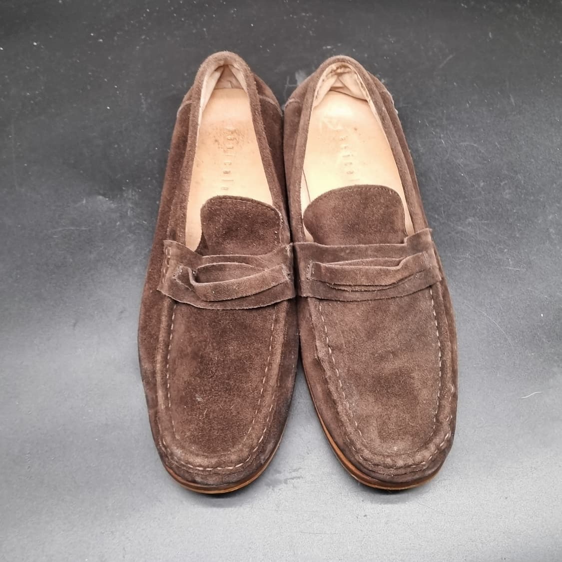 빠니깔레 스웨이드 남성로퍼 실사이즈275 상품이미지2