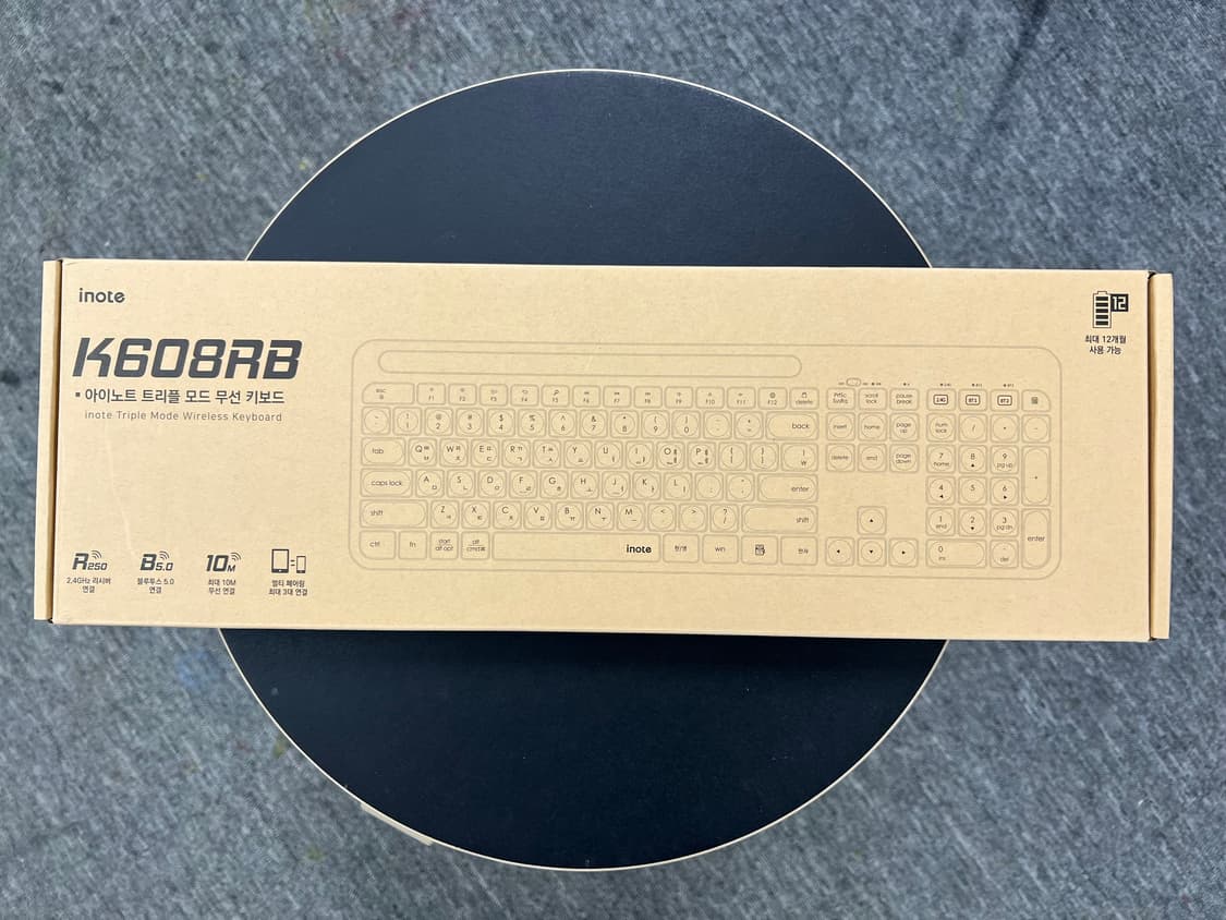 (새상품)아이노트 블루투스 무선키보드 상품이미지3