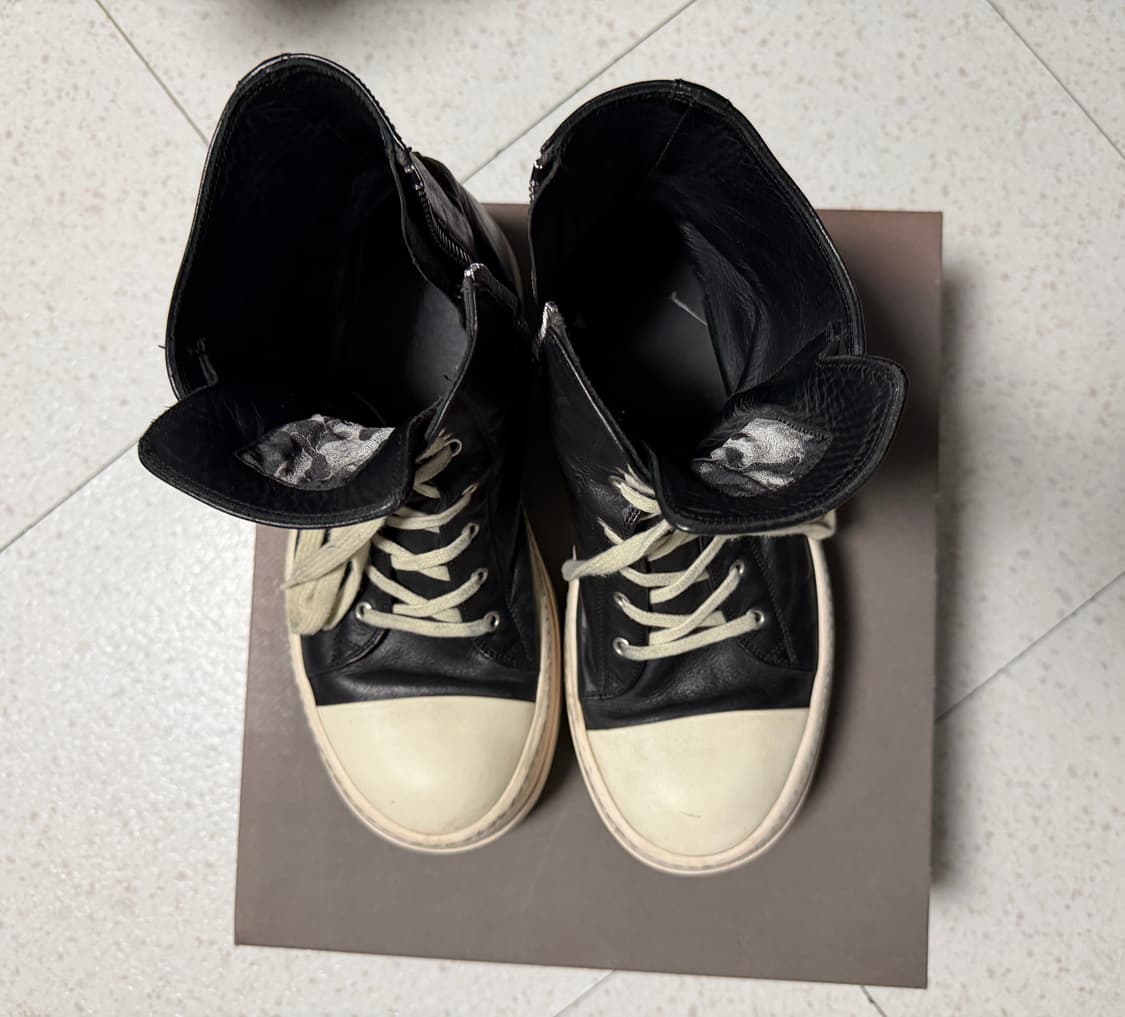 릭오웬스 메가범퍼 라몬즈 레더 43 상품이미지2