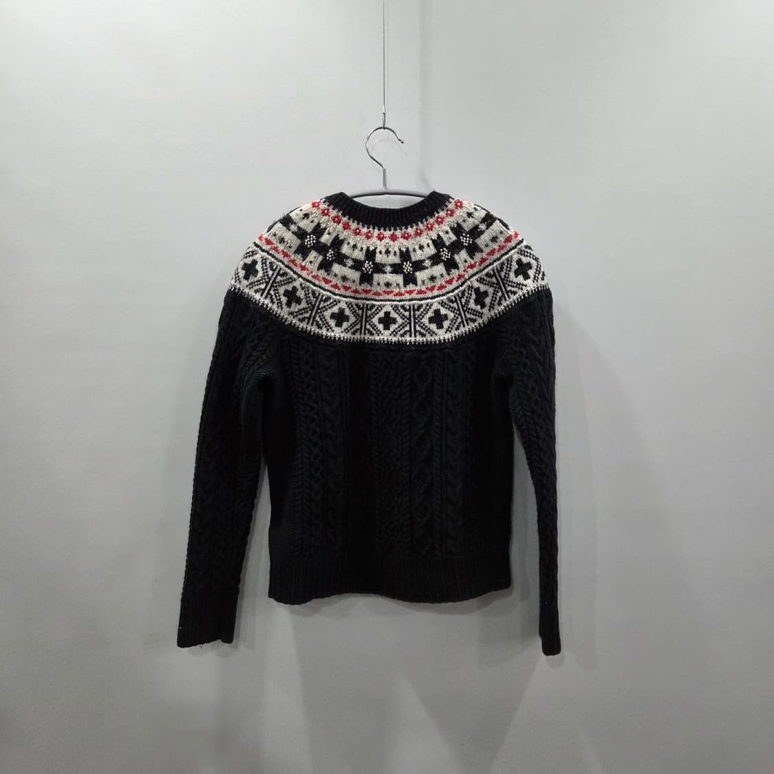 폴로랄프로렌 걸즈 페어아일 캐시미어 울 블랜드 피셔맨 니트 L/12/14 상품이미지5