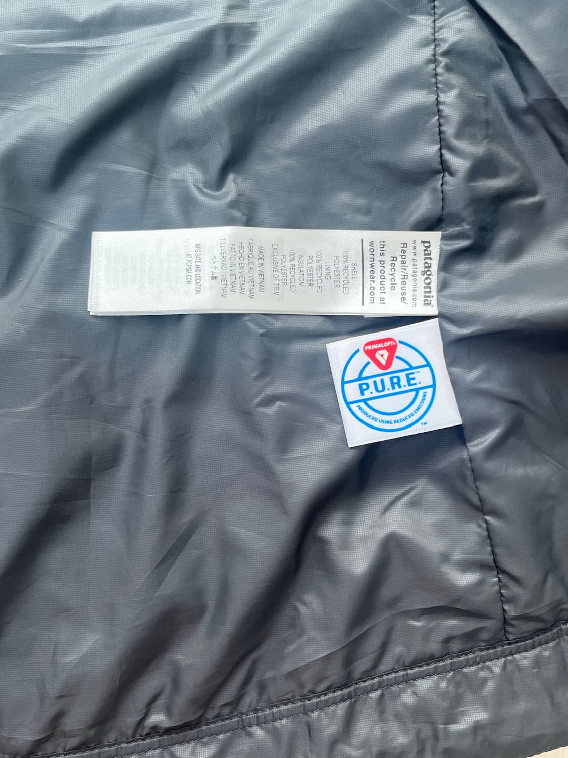 파타고니아 멘즈 나노 퍼프 재킷 (그레이) 스몰 상품이미지4