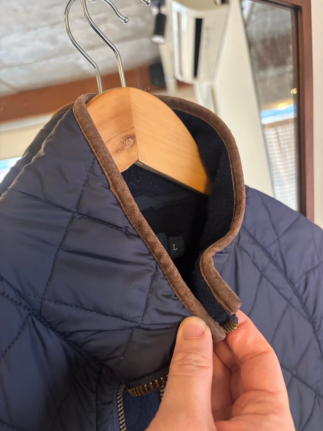 폴로 랄프로렌 네이비 퀼팅 자켓 상품이미지3