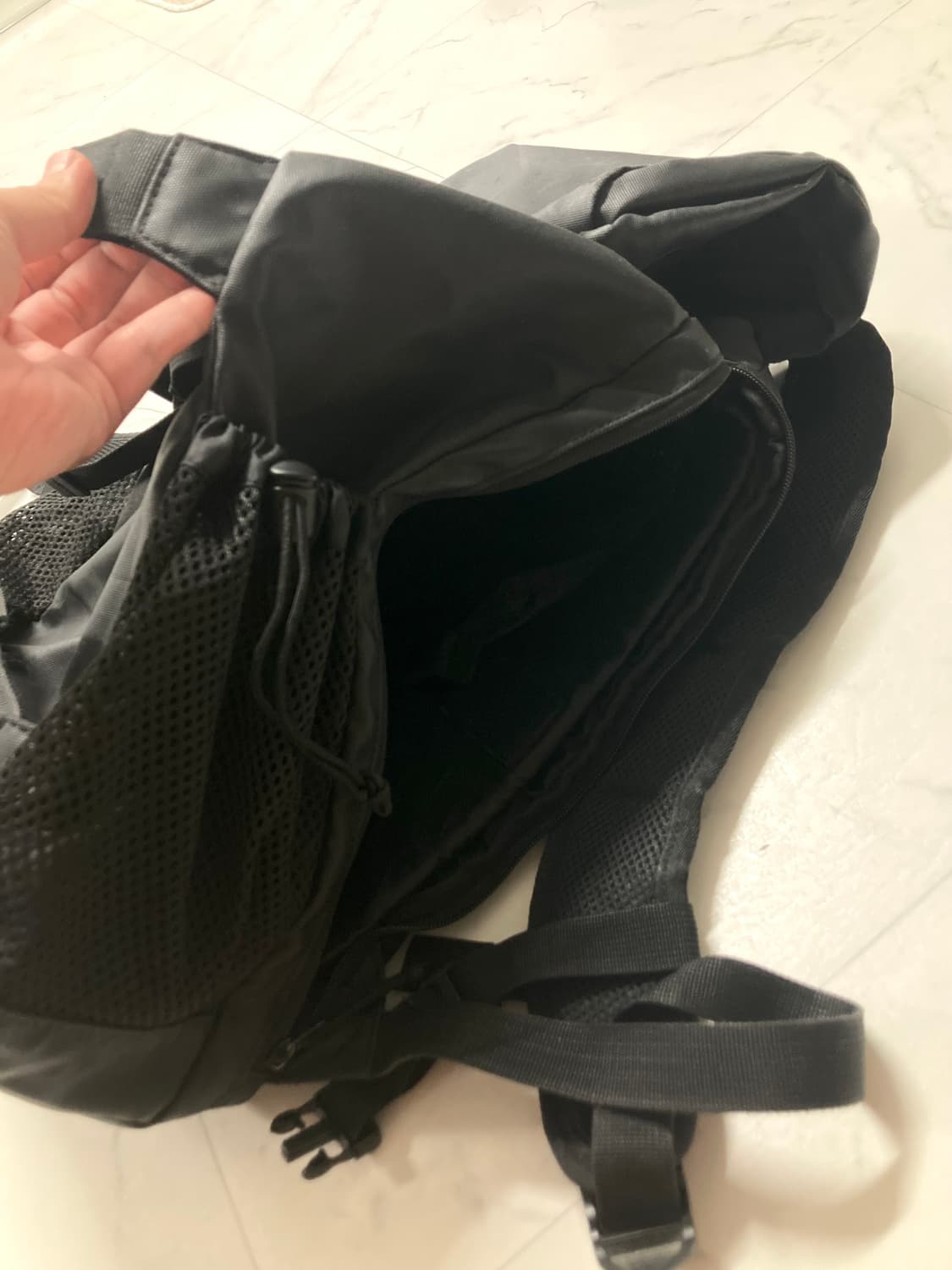 00s 트래셔 일본판 구형 코티드 백팩 30L 상품이미지4