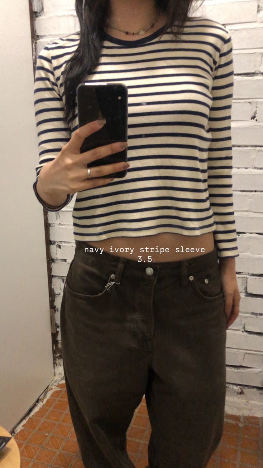 스트라이프 슬리브 상품이미지1
