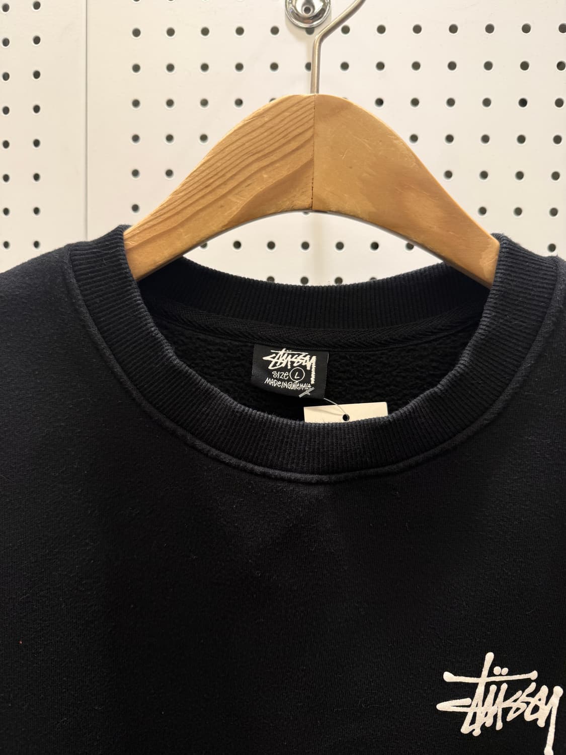 스투시 베이직 빅로고 맨투맨 U777 상품이미지5