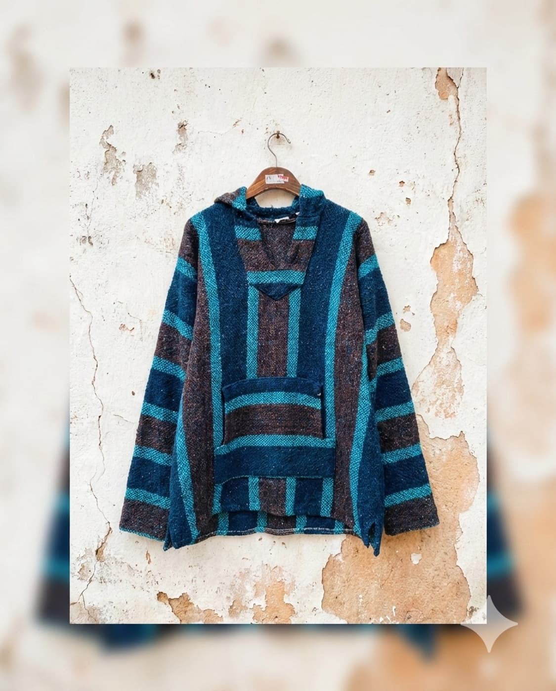  딥블루 빈티지 바하 후드 상품이미지1