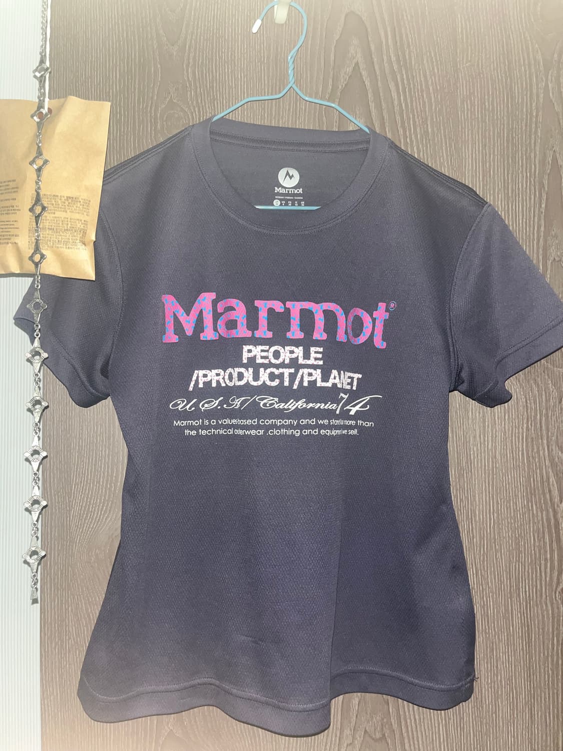 Marmot 기능성 보라 프린팅 티 상품이미지2