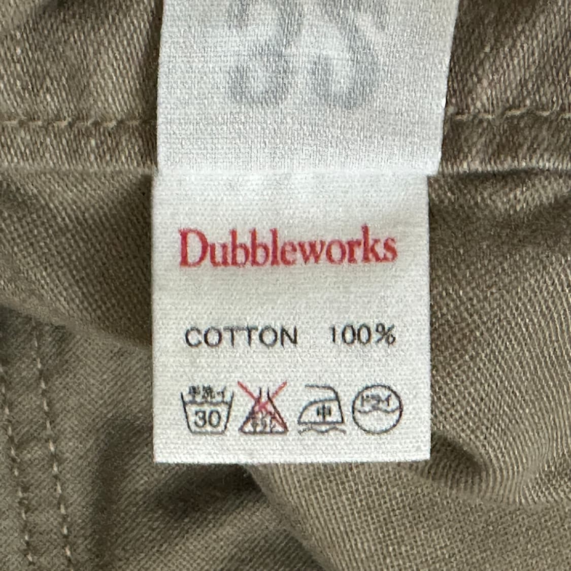 더블웍스 퍼티그 팬츠 베이지 색상 ww24002 32사이즈 상품이미지10