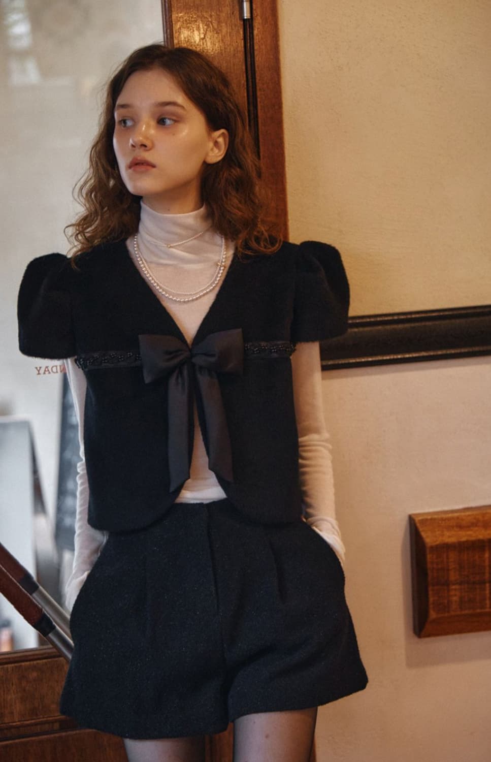 플로움 리본 자켓 2사이즈 상품이미지2