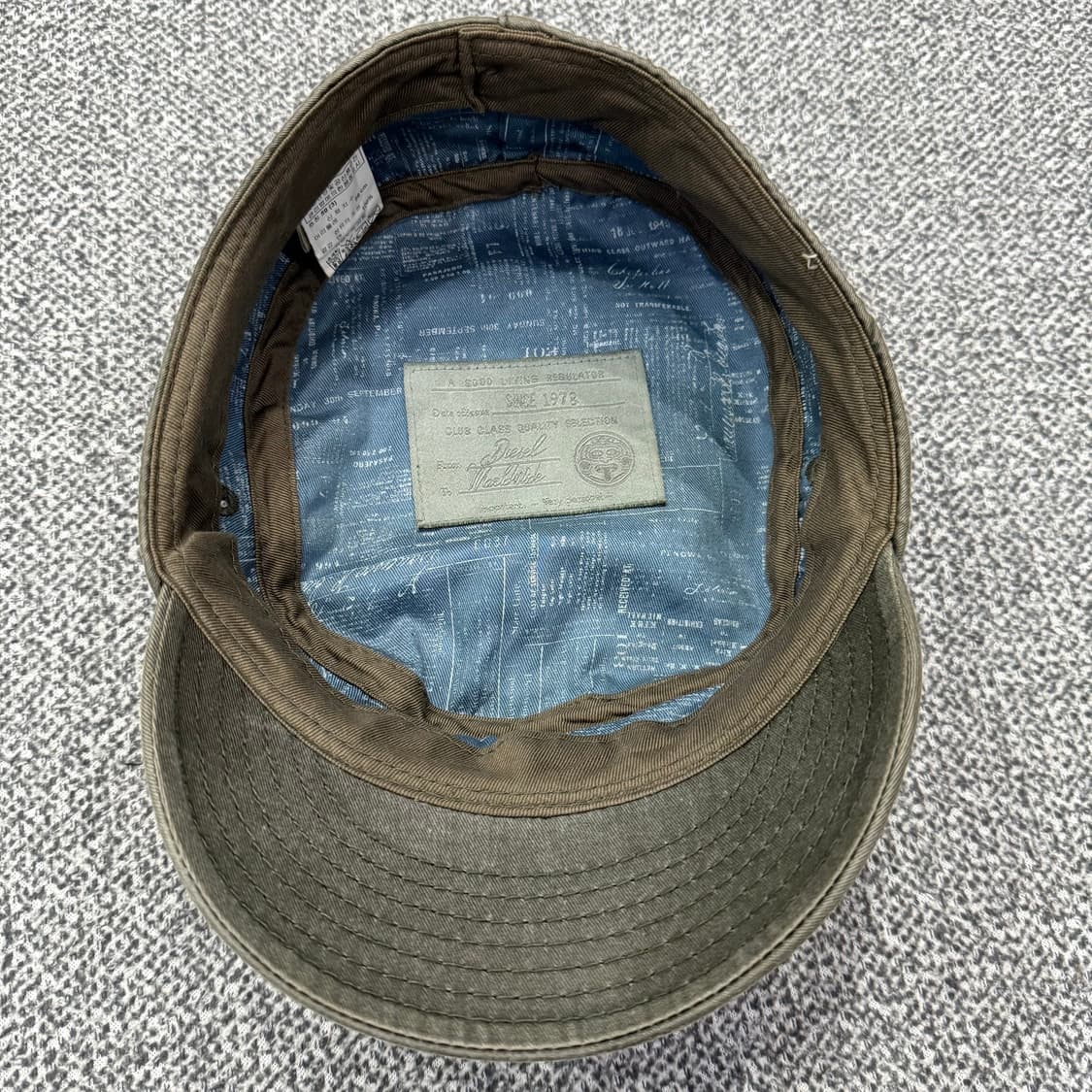 59 디젤 DIESEL 빈티지 피그먼트 군모 모자 상품이미지7