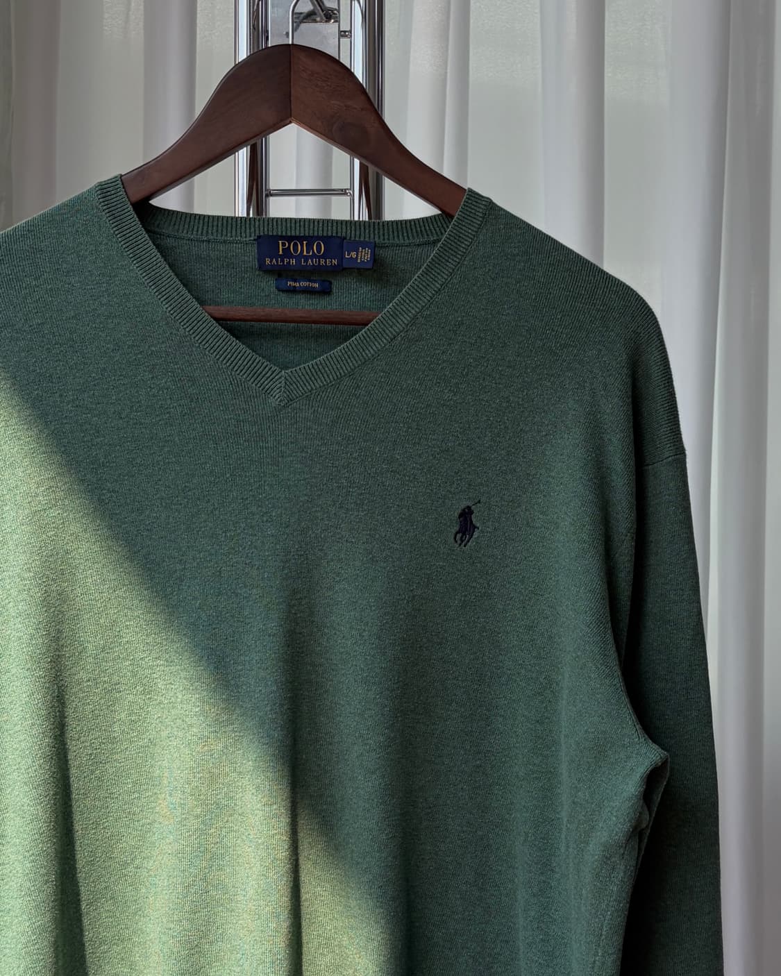 [L]폴로 랄프로렌 피마 코튼 브이넥 니트  상품이미지4