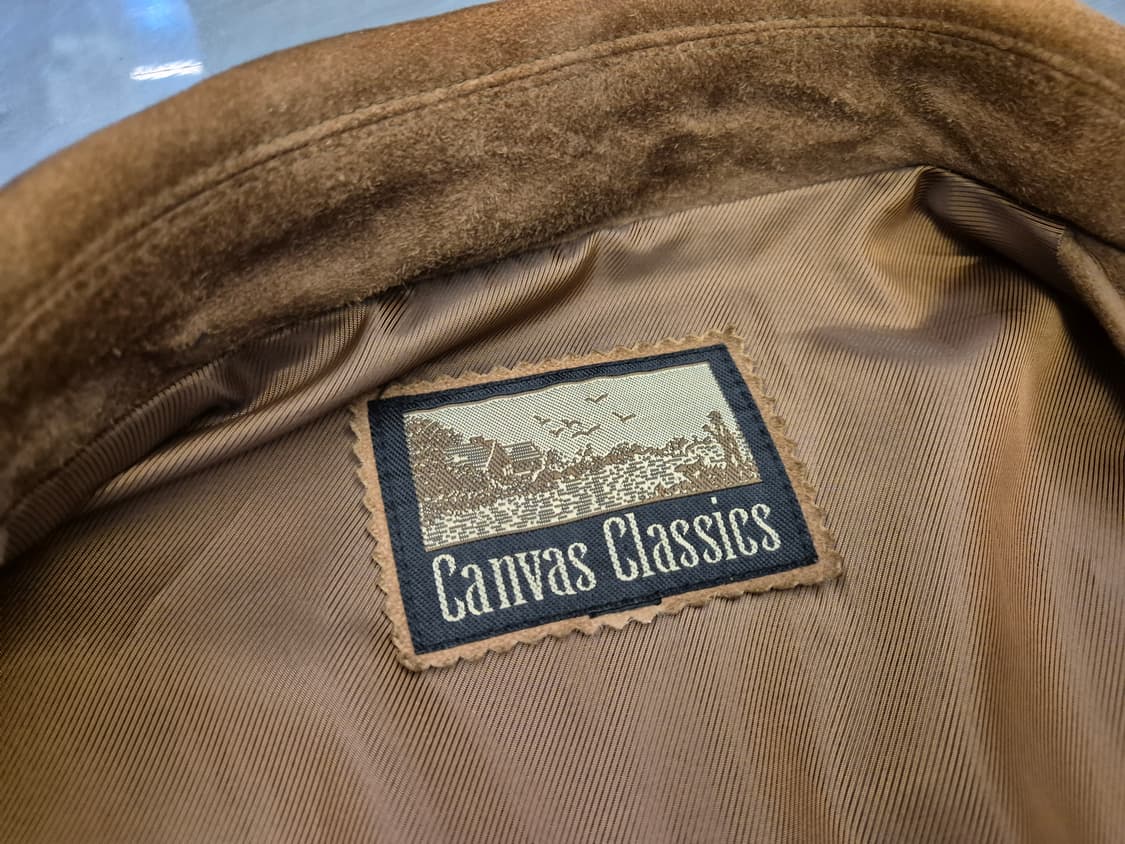 90s Suede leather jacket 상품이미지6