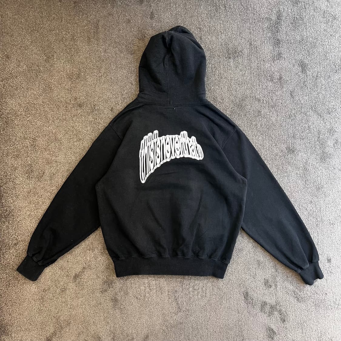 디스이즈네버댓 후드티 블랙 L 상품이미지4