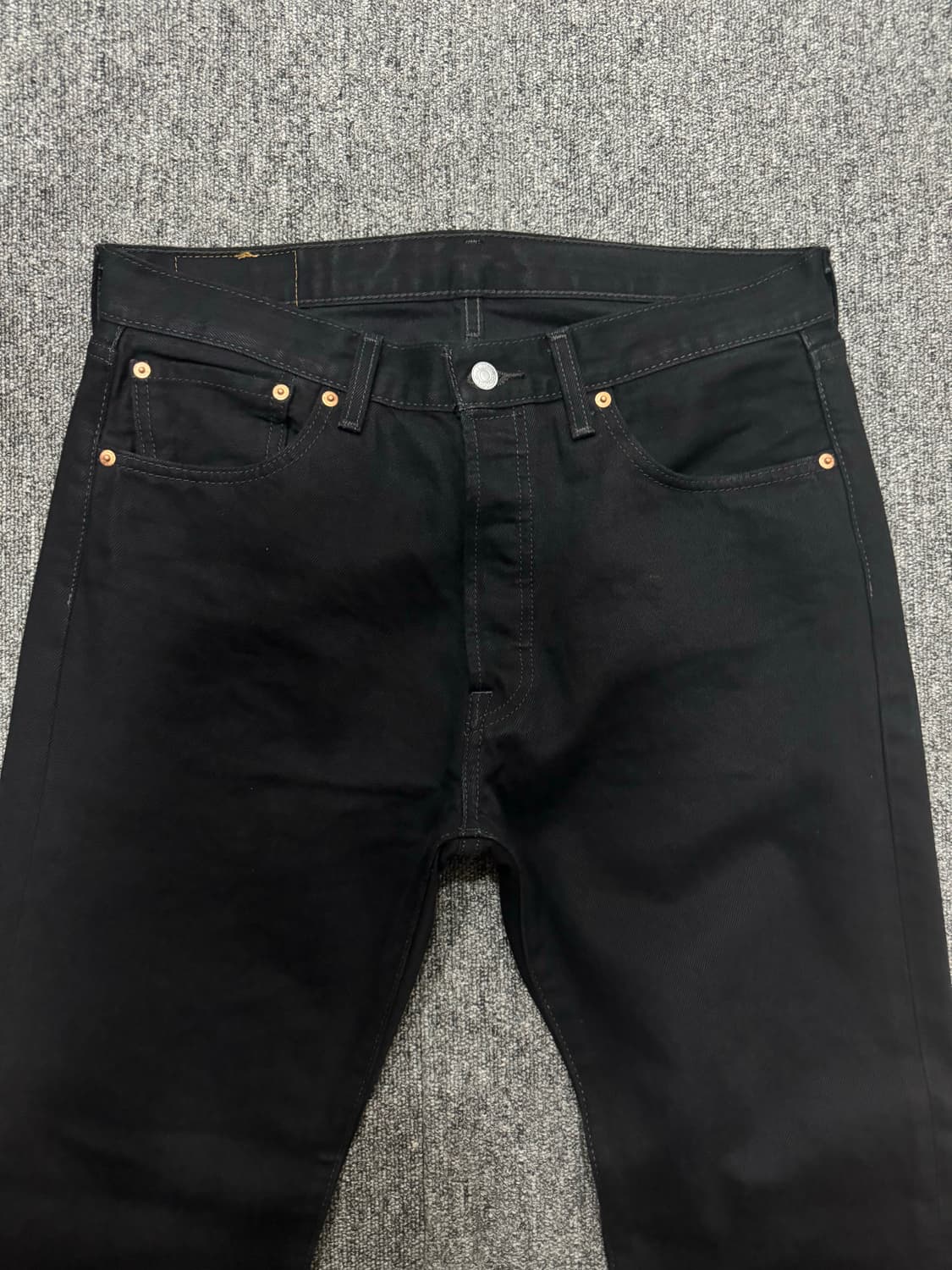 리바이스 501 블랙 BK BK 데님 상품이미지3