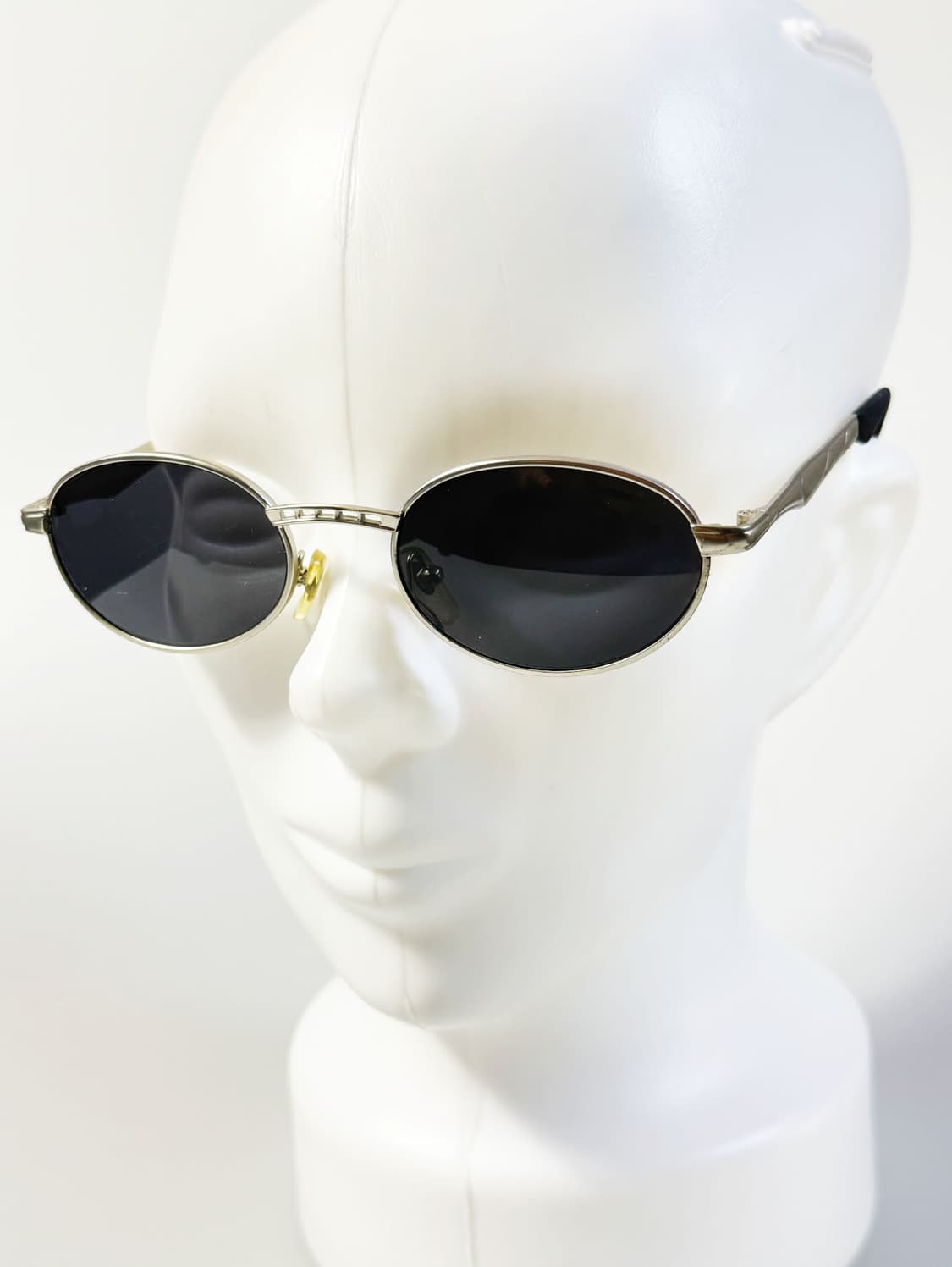90s 실버 슬림 오벌 메탈 프레임 빈티지 선글라스 상품이미지7