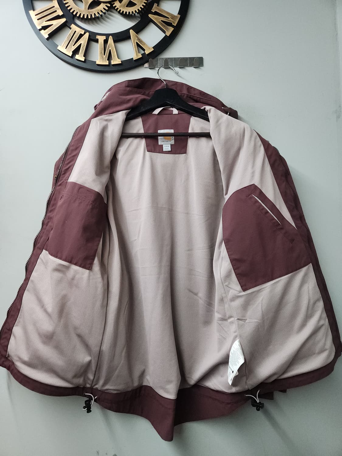 칼하트 여성 스톰 디펜더 방수 자켓 _ 버건디 상품이미지10