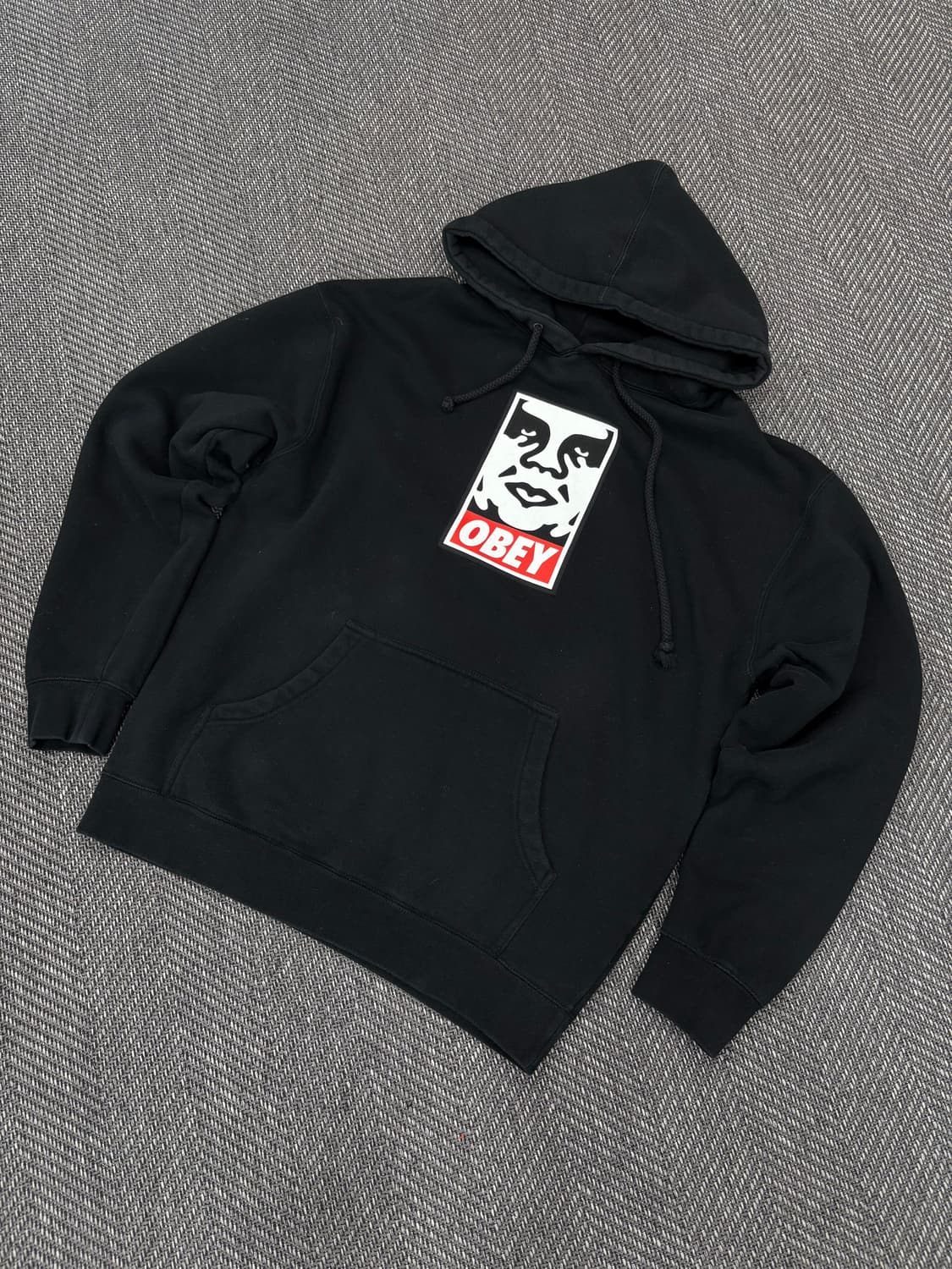 obey 오베이 후드티 블랙m 상품이미지1