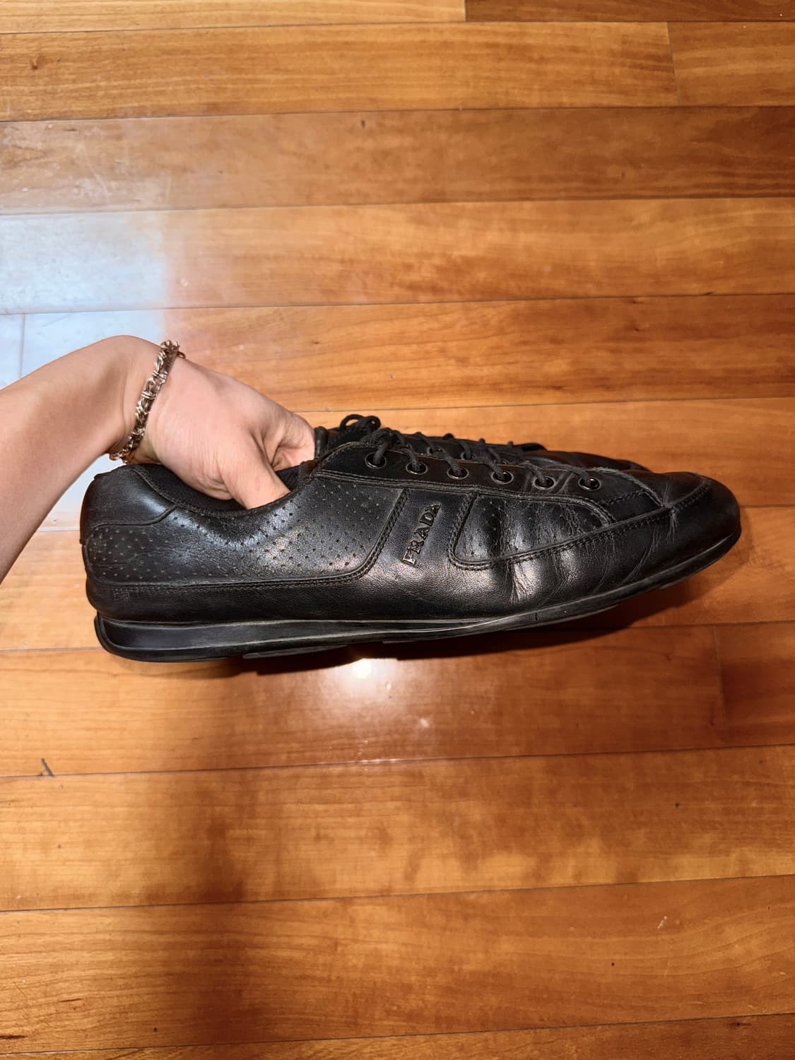Leather Flat Sneakers 상품이미지5