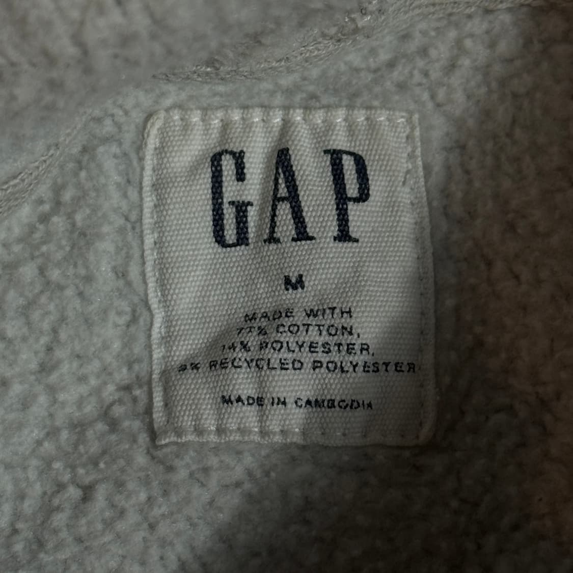 GAP 갭 후드집업 그레이 상품이미지5