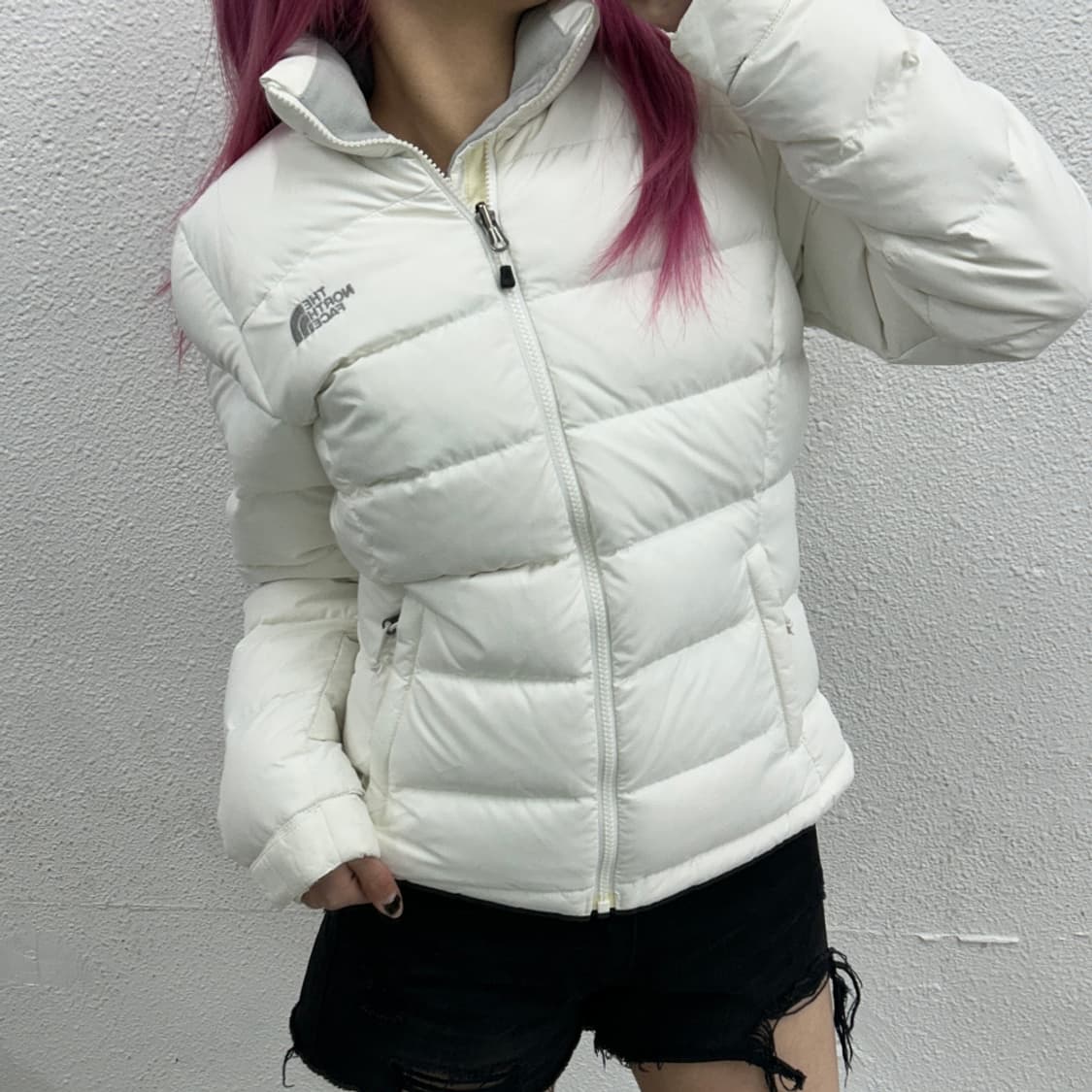 노스페이스 700 눕시 화이트 경량 패딩 S ( 여성용 ) 상품이미지1