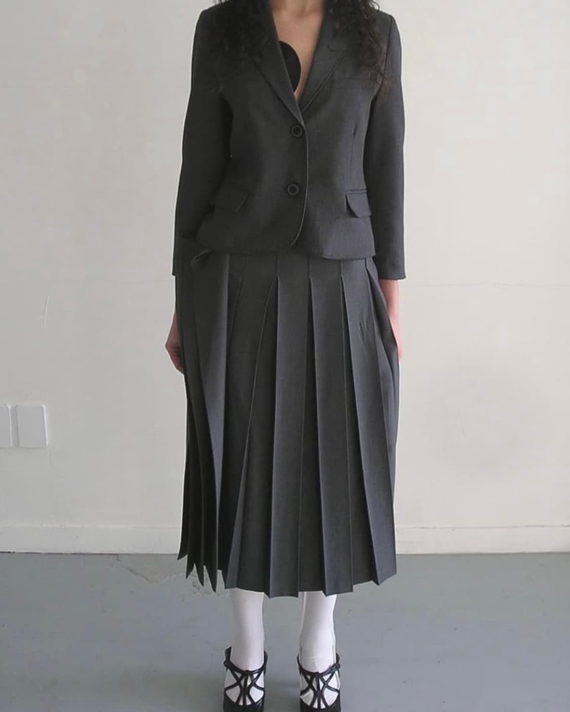 O patch jacket & skirt set 상품이미지3