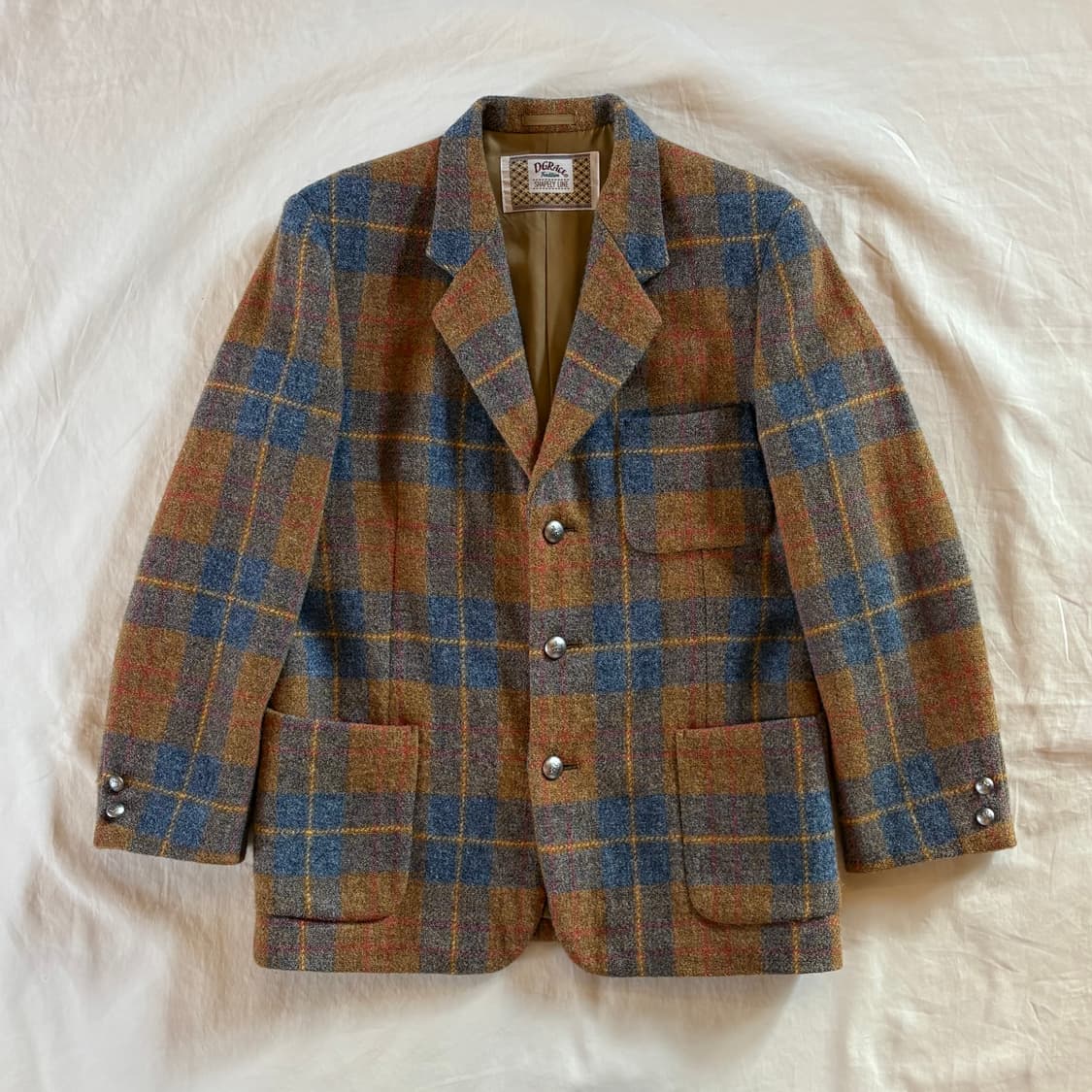 (여55-66) 90s Harris Tweed 싱글 3B 자켓 상품이미지1