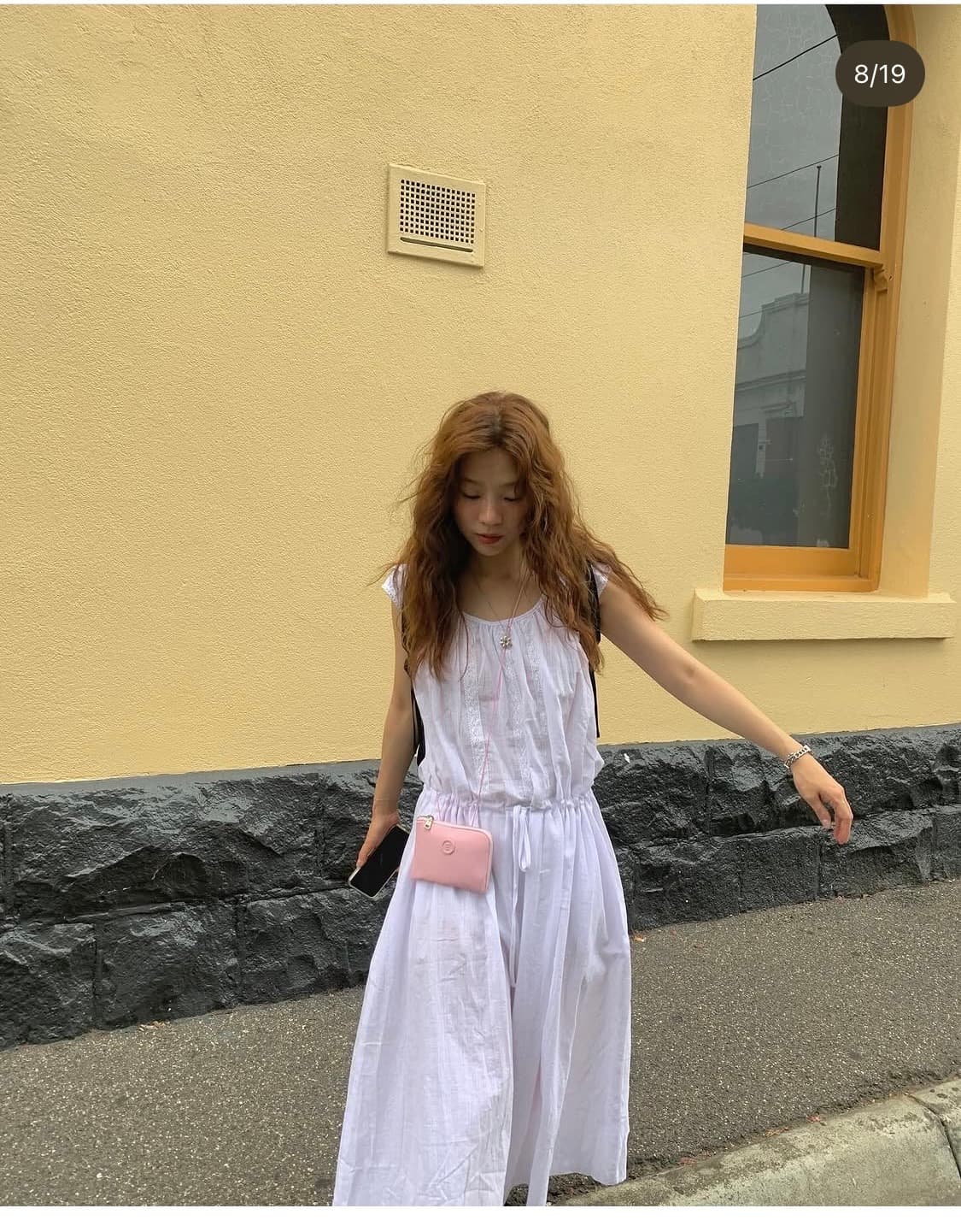 미닛뮤트 수린님 착용 린넨 레이스 원피스 상품이미지1