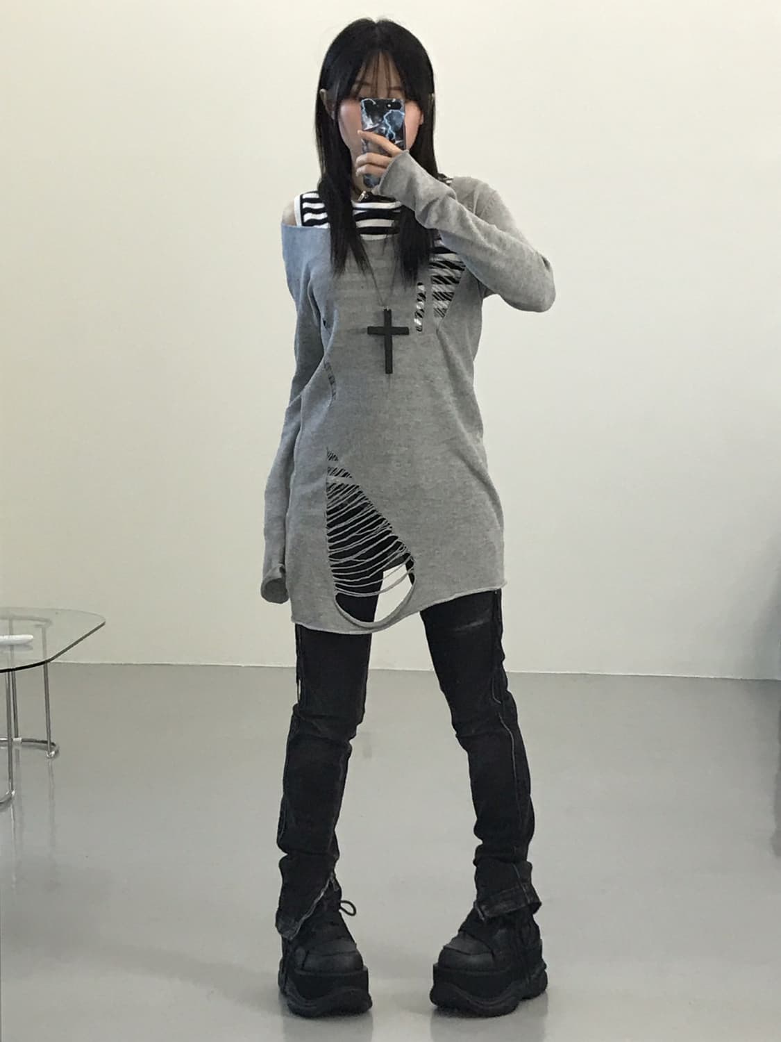 Anap Damage Details Knit 상품이미지2