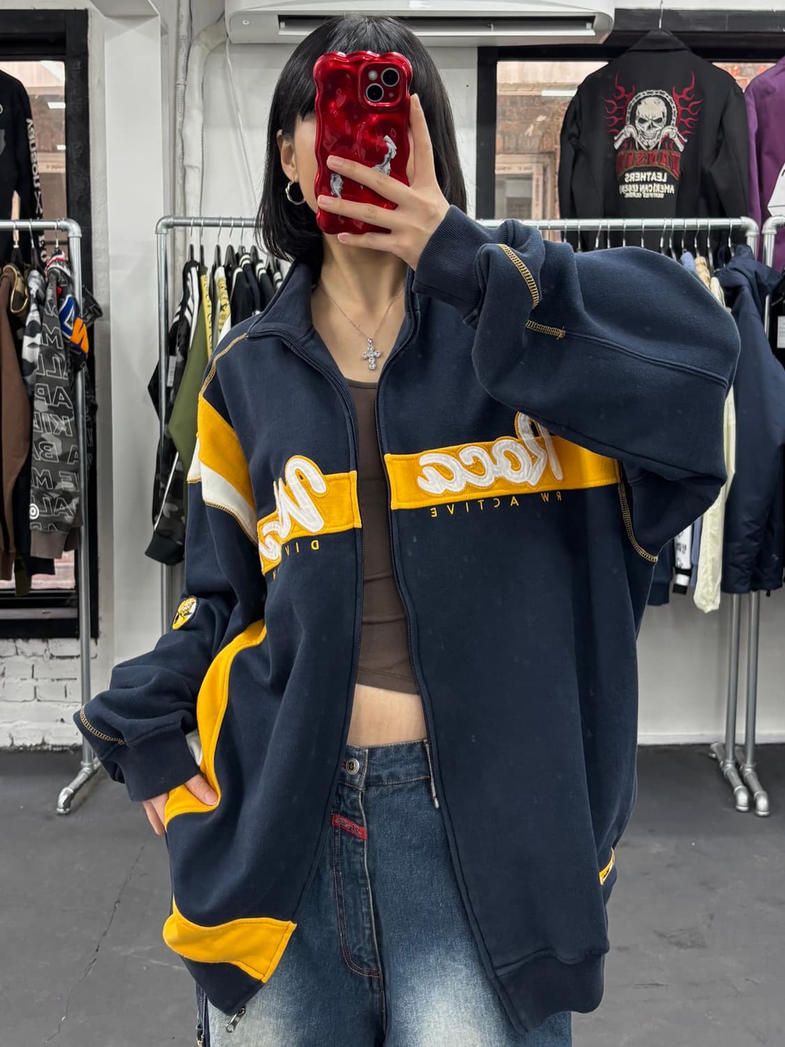 로카웨어 올드스쿨 집업 상품이미지2