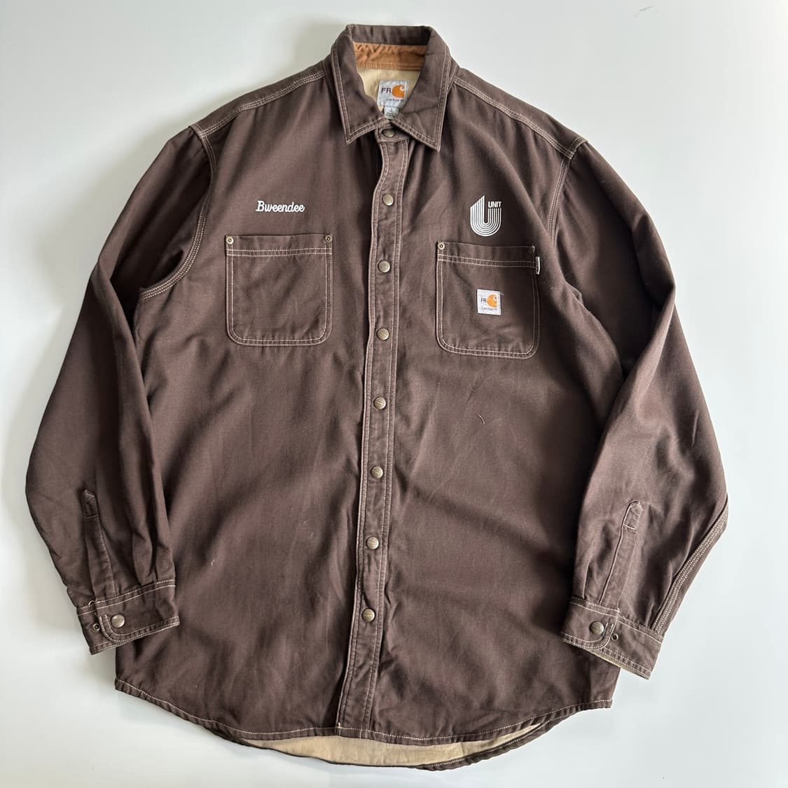 Carhartt FR 킬하트 FR OG 컨버스  모스 브라운 자켓 상품이미지3