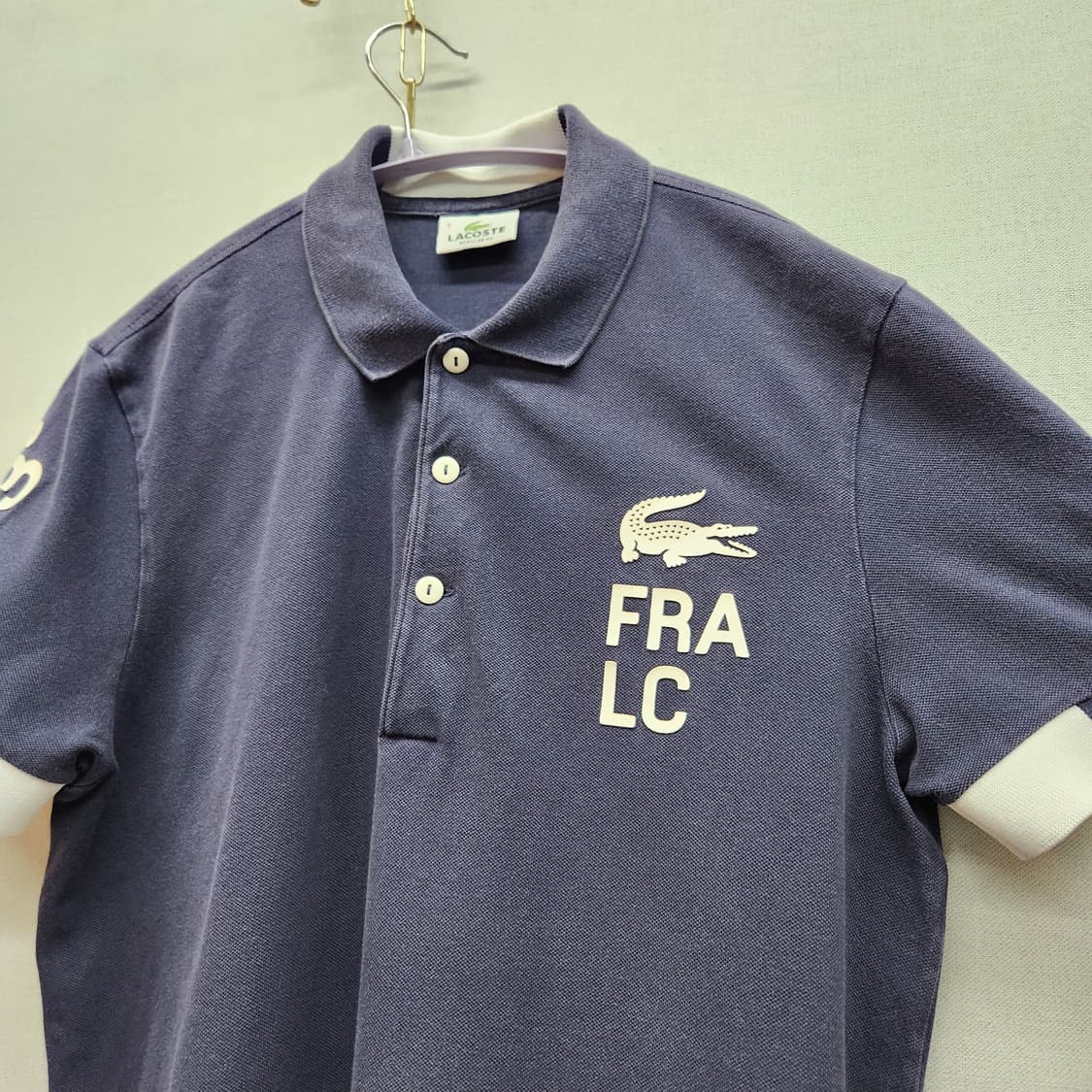 라코스테 3D로고 반팔카라 3(M) 상품이미지3